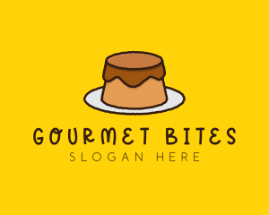 Sweet Pudding Cake logo design