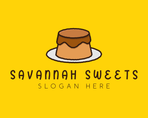 Sweet Pudding Cake logo design