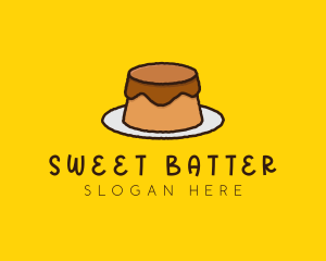 Sweet Pudding Cake logo design