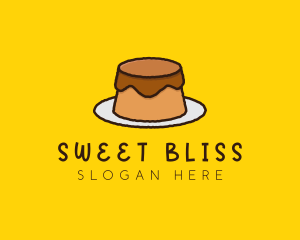 Sweet Pudding Cake logo design