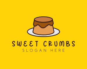 Sweet Pudding Cake logo design