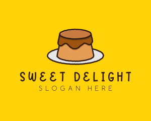 Sweet Pudding Cake logo design