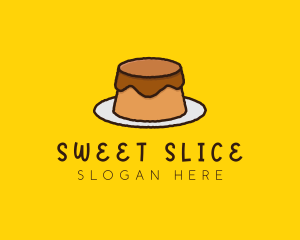 Sweet Pudding Cake logo design