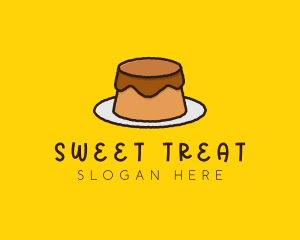 Sweet Pudding Cake logo design