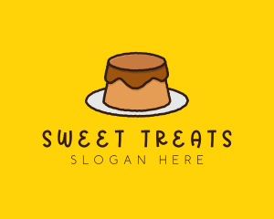 Sweet Pudding Cake logo design