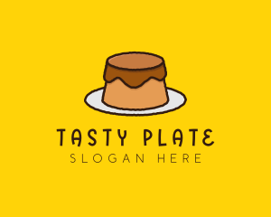 Sweet Pudding Cake logo design