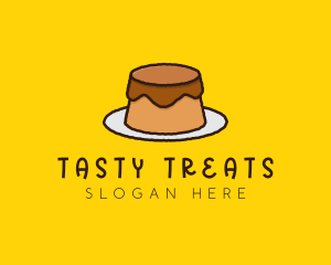 Sweet Pudding Cake logo design