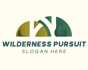 Shrub Garden Letter W logo design