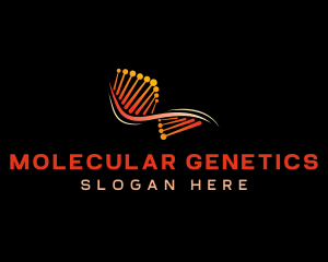 Medical DNA Genetics logo design