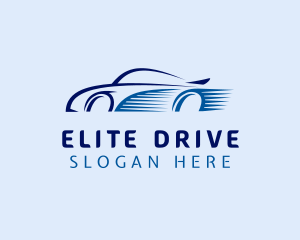 Fast Sports Car Drive logo design