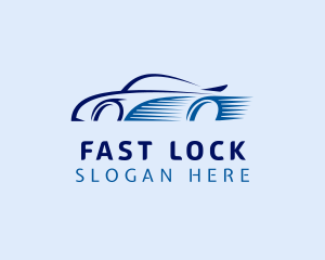 Fast Sports Car Drive logo design