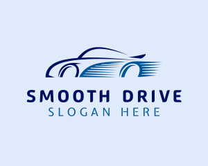 Fast Sports Car Drive logo design