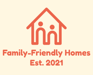 Orange Family House logo design