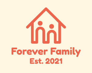 Orange Family House logo design