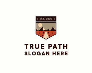 Pathway Mountain Road logo design