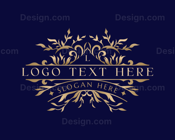 Ornament Floral Decorative Logo