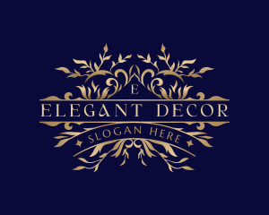Ornament Floral Decorative logo design