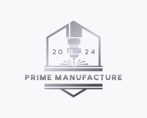 Laser Manufacturing Machine logo design