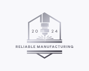 Laser Manufacturing Machine logo design