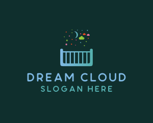 Moon Dream Crib logo design