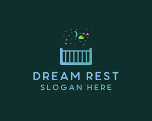 Moon Dream Crib logo design