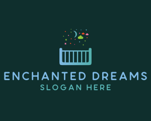 Moon Dream Crib logo design