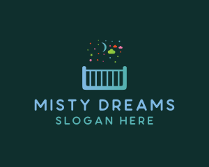 Moon Dream Crib logo design