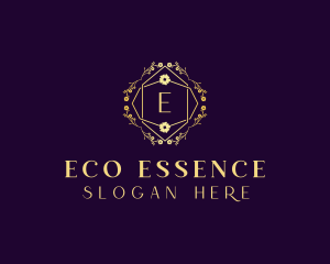 Floral Eco Salon logo design