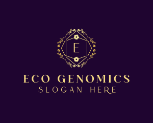 Floral Eco Salon logo design