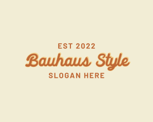 Retro Style Brand logo design