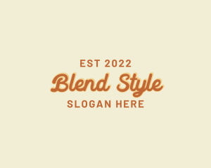 Retro Style Brand logo design