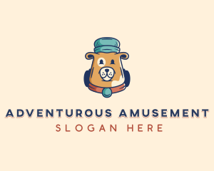 Bear Camper Adventure logo design