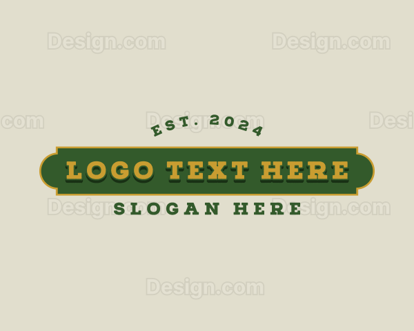 Masculine Apparel Brand Logo