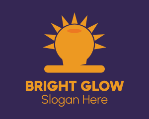 Sun Light Bulb  logo