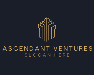 Building Skyscraper Tower logo design