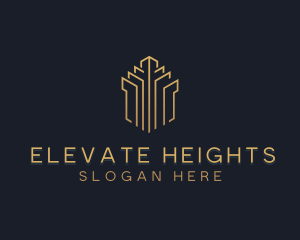 Building Skyscraper Tower logo design