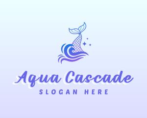 Mystical Mermaid Tail logo design