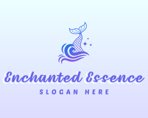 Mystical Mermaid Tail logo design