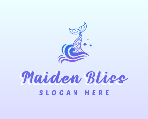 Mystical Mermaid Tail logo design