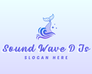 Mystical Mermaid Tail logo design