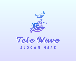 Mystical Mermaid Tail logo design