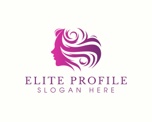 Beauty Woman Hair logo design