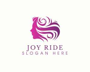 Beauty Woman Hair logo design