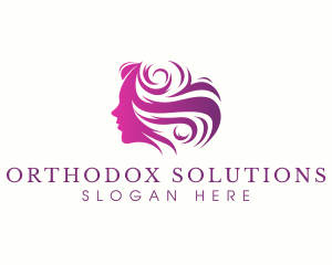 Beauty Woman Hair logo design