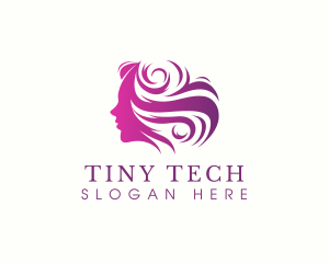 Beauty Woman Hair logo design