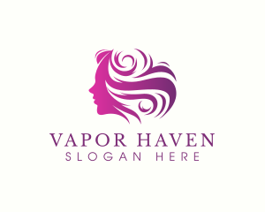 Beauty Woman Hair logo design