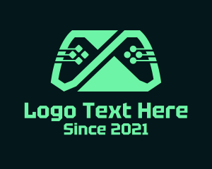 Green Cyber Gamepad logo