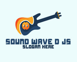 Guitar Socket & Plug logo design