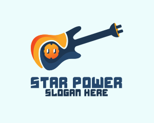 Guitar Socket & Plug logo design