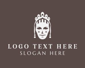 Elegant Queen Tiara Logo